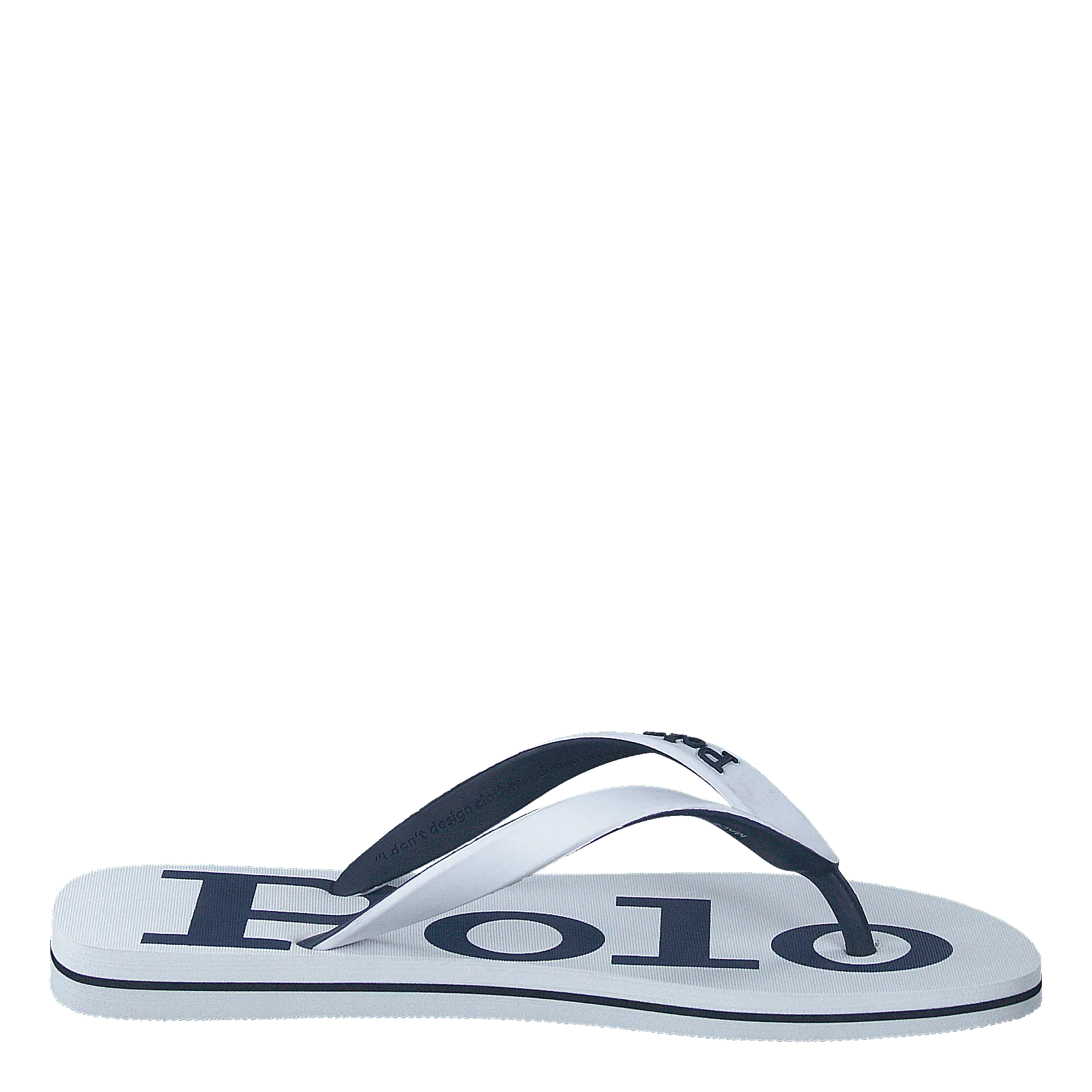 Bolt Logo Flip-Flop White / Newport Navy