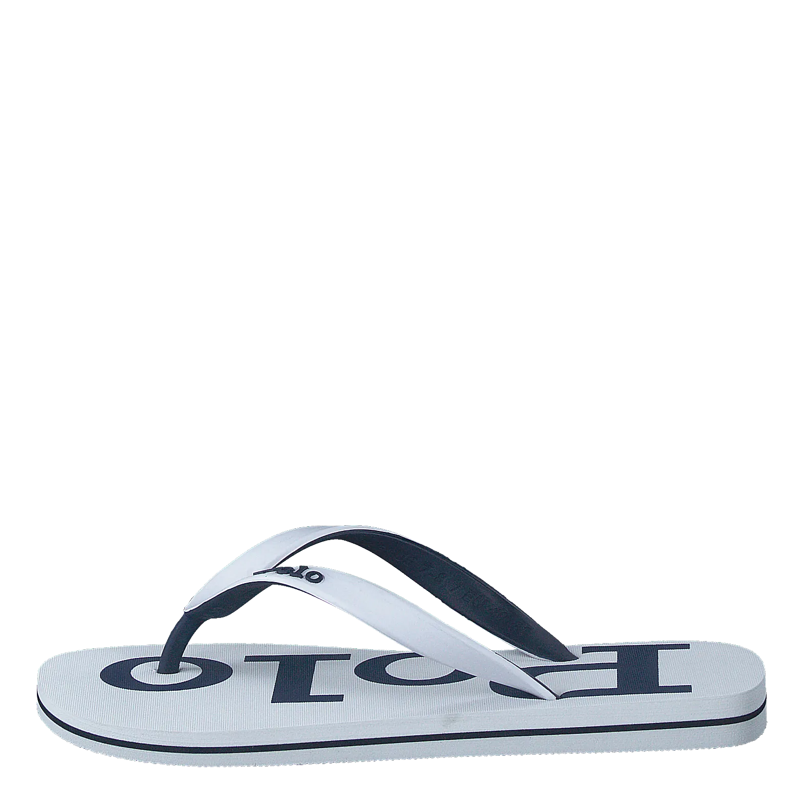 Bolt Logo Flip-Flop White / Newport Navy