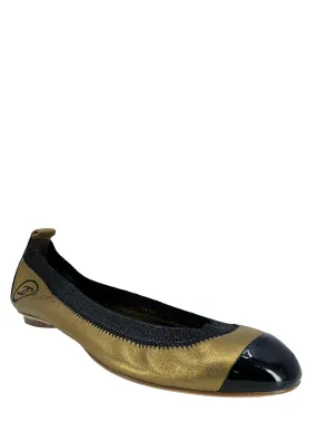 CHANEL Spirit Stretch Flats Size 8