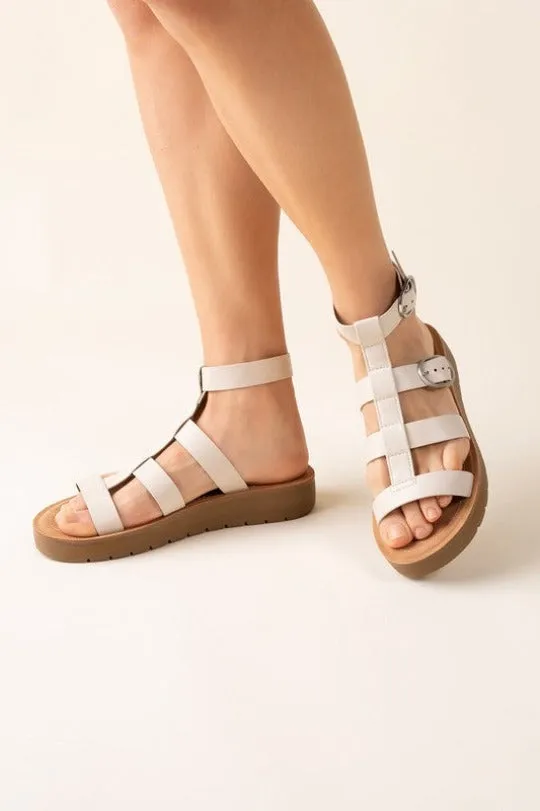 Four Strap Summer Gladiator Sandals