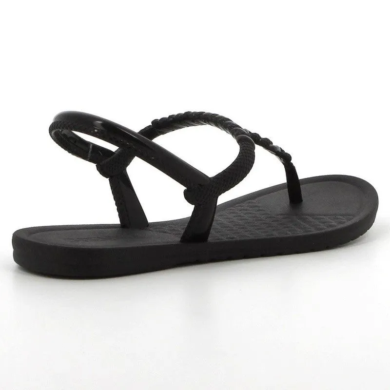 Grendha Back Strap Sandals 2- Black