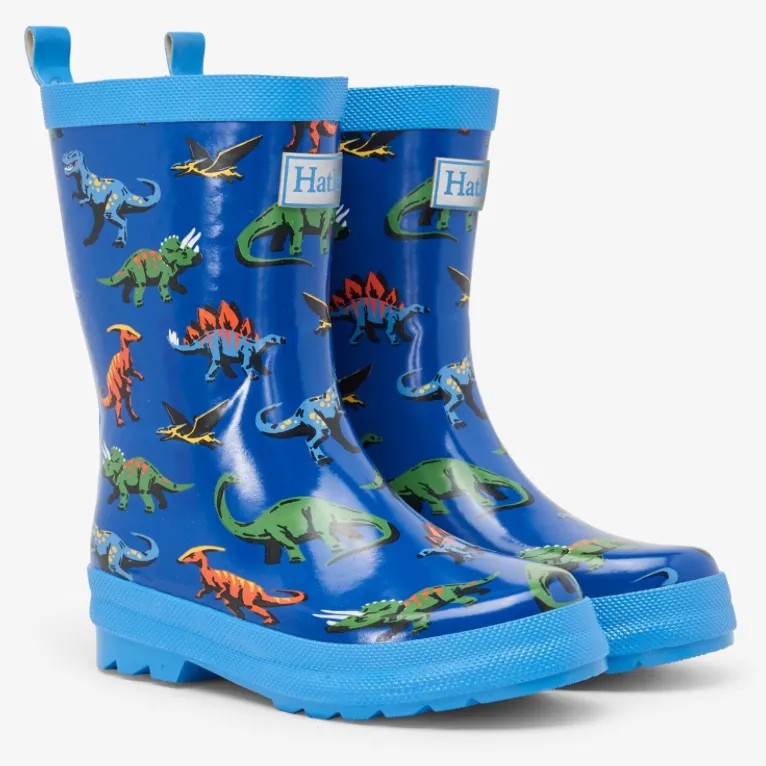 HATLEY Friendly Dinos Shiny Rain Boots