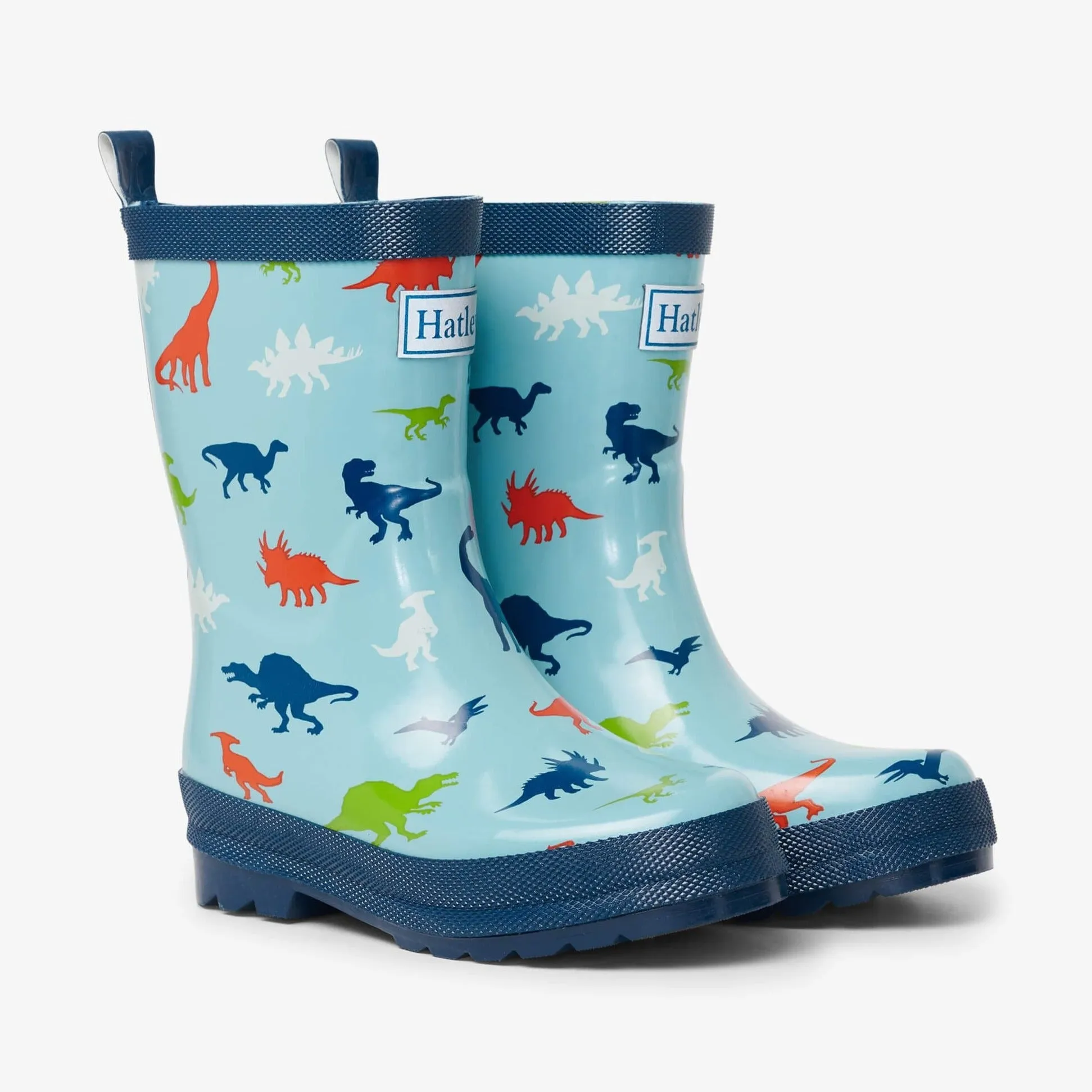 Hatley Prehistoric Dinos Shiny Rain Boots