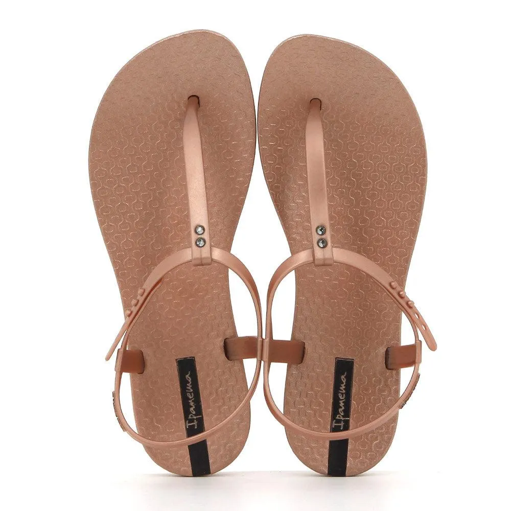 Ipanema Backstrap Sandals - Rose Gold