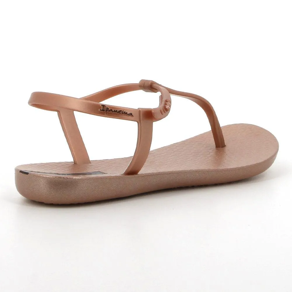 Ipanema Backstrap Sandals - Rose Gold