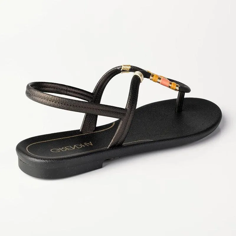 Ipanema Glam Thong Sandals - Black