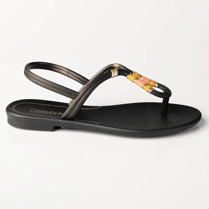 Ipanema Glam Thong Sandals - Black