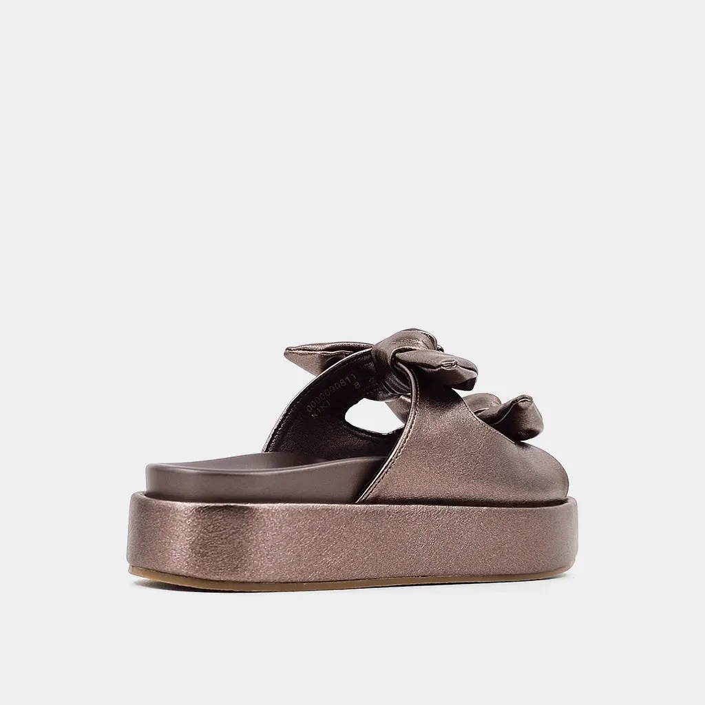 Kiki Platform Sandal - Pewter