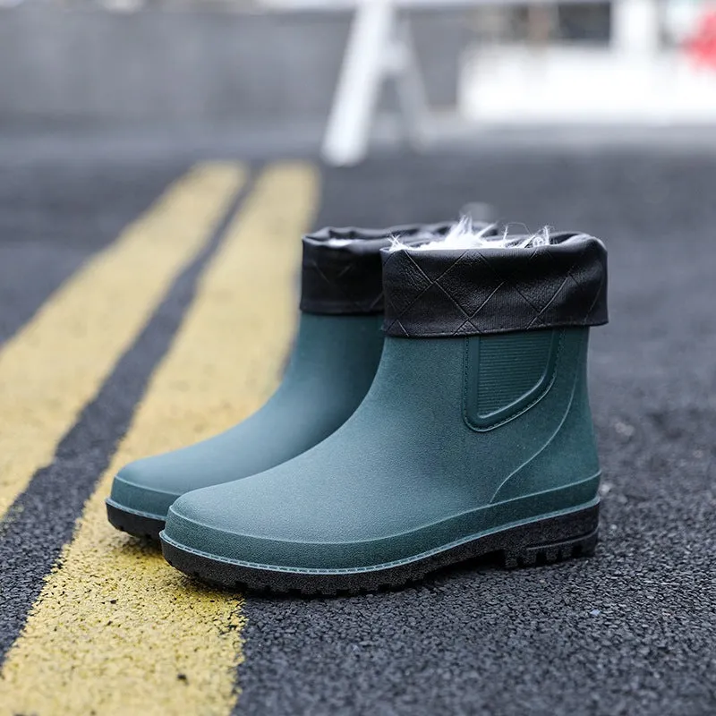 Men Rain Boots Autumn And Winter