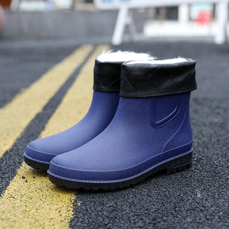 Men Rain Boots Autumn And Winter