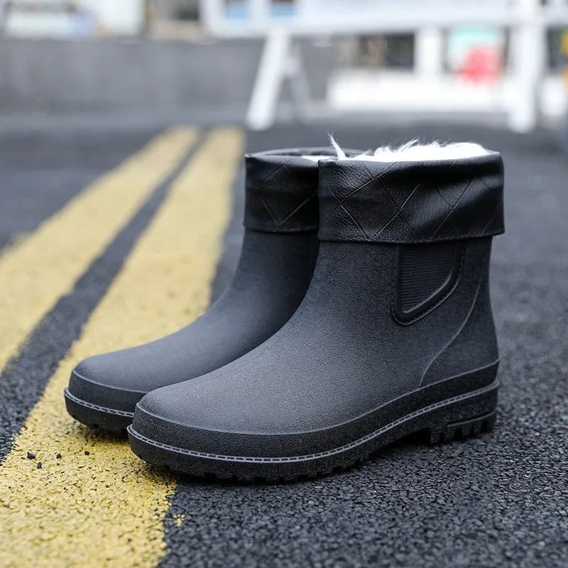 Men Rain Boots Autumn And Winter