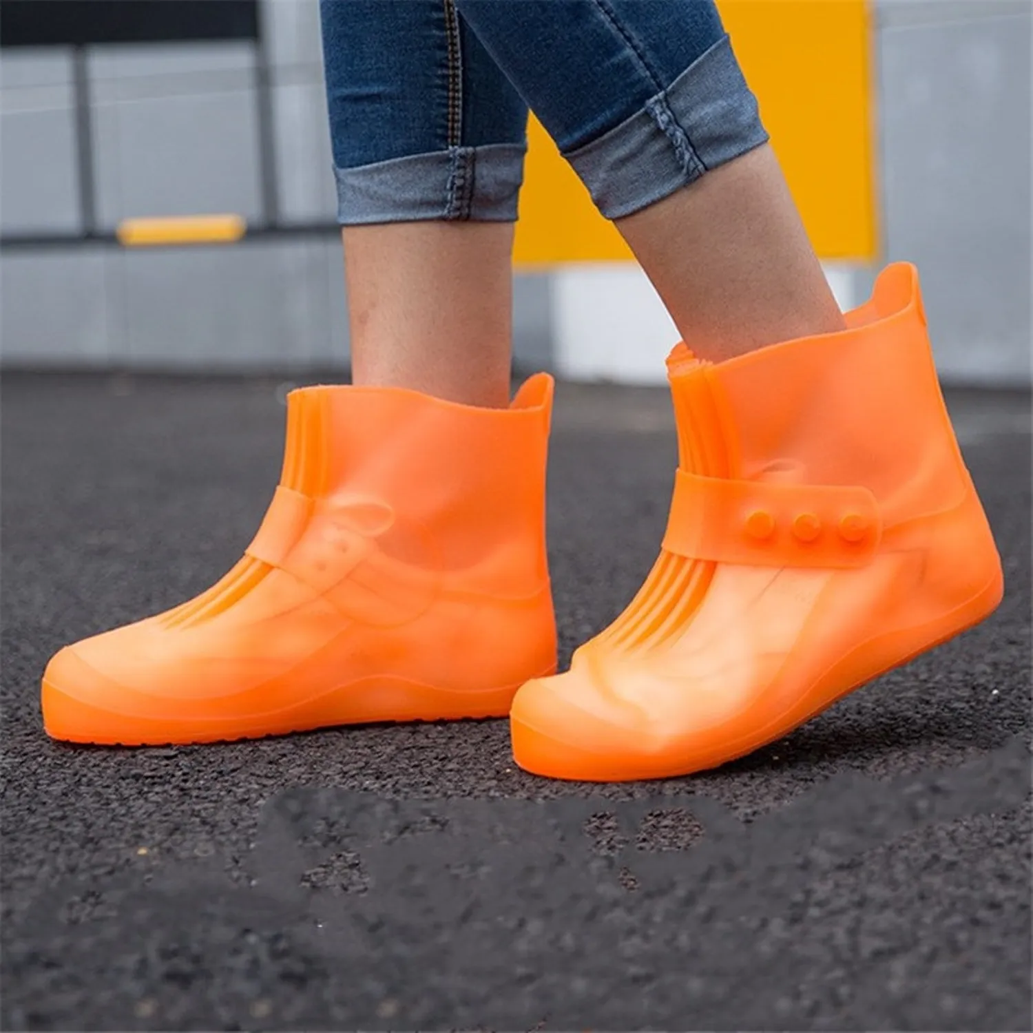 Men's/Women's Waterproof Anti-Slip Elastic Rain Boots