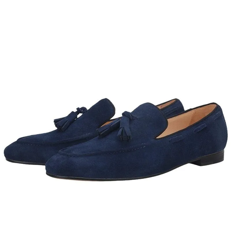 Suede Tassel Men Loafers