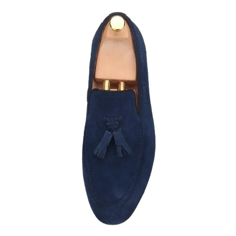 Suede Tassel Men Loafers