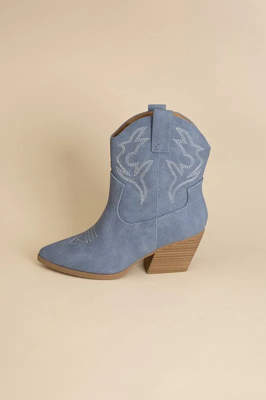 Western Flair Embroidered Cowgirl Boots