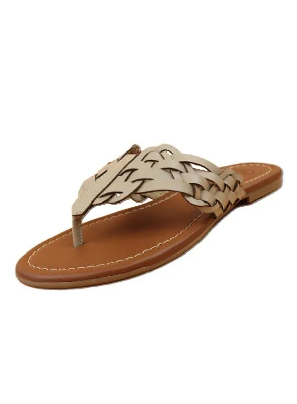 Women's Shoes Woven Thong Sandal