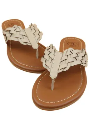 Women's Shoes Woven Thong Sandal